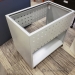 Grey Teknion Open Top Legal Hanging File Caddy Rolling Cart